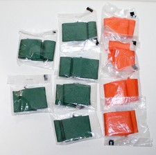 Lot 10 Boy Scouts Uniform Shoulder Loop 6 green pairs + 4 Orange pairs NEW BSA