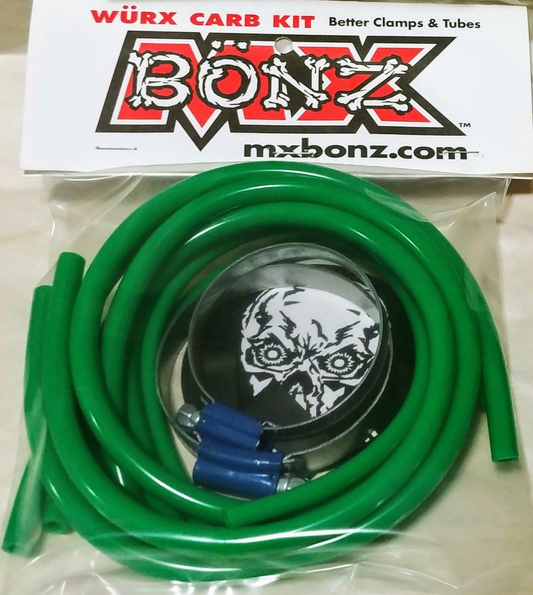 KAWASAKI KX125 1994-2006 KX CARBURETOR VENT HOSES CLAMPS MX
