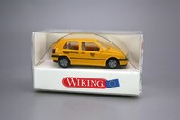 Wiking H0 1:87 Modellauto Vw Golf Post Ems Gelb 049 04 Neu Ovp Nos