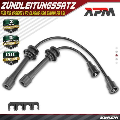2x Zündleitungssatz Zündkabel für KIA Carens I FC Clarus K9A Shuma FB 1.8i
