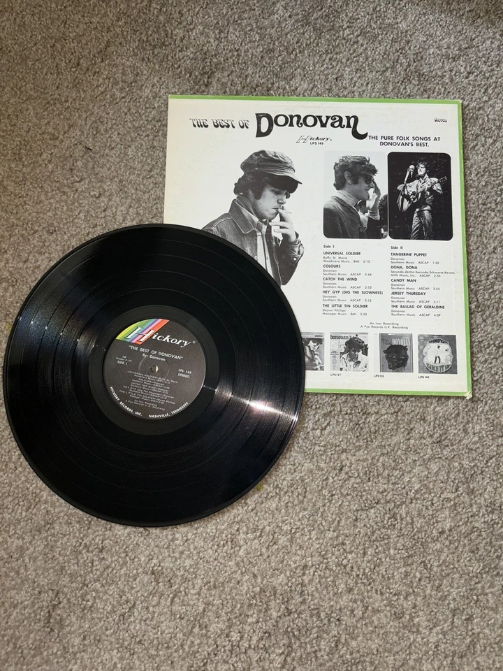 vinyl record lot 60s-70s donovan janis joplin john lennon yes jimi hendrix - Image 3 of 4