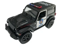 5" Kinsmart 2018 Jeep Wrangler Rubicon Police Diecast Model Toy SUV Car 1:34