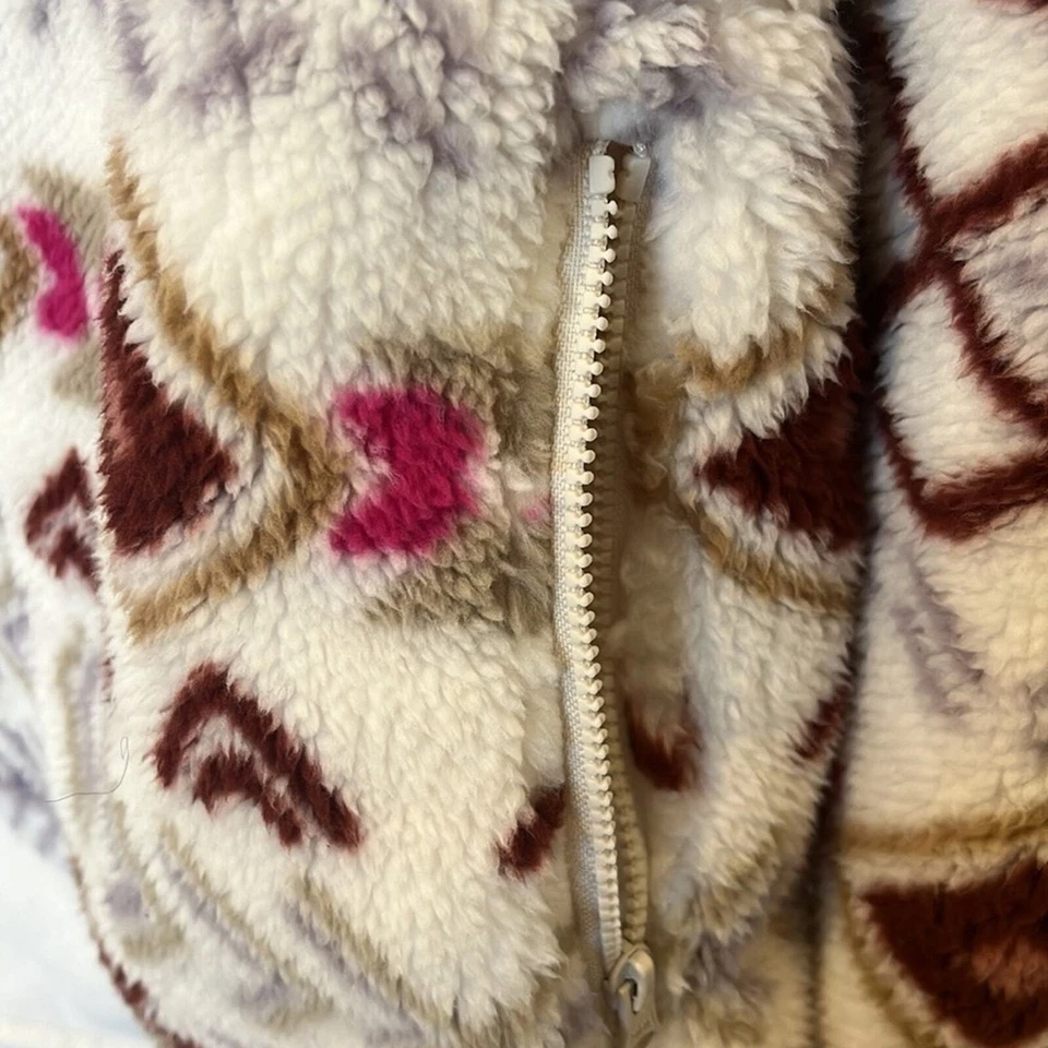 J Crew Lou & Grey Aztec Southwestern Teddy Fur Pullover NWT Size M - Image 4 of 4