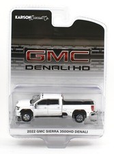 1:64 GreenLight WHITE 2022 GMC Sierra 3500HD Denali Crew Cab DUALLY NIP