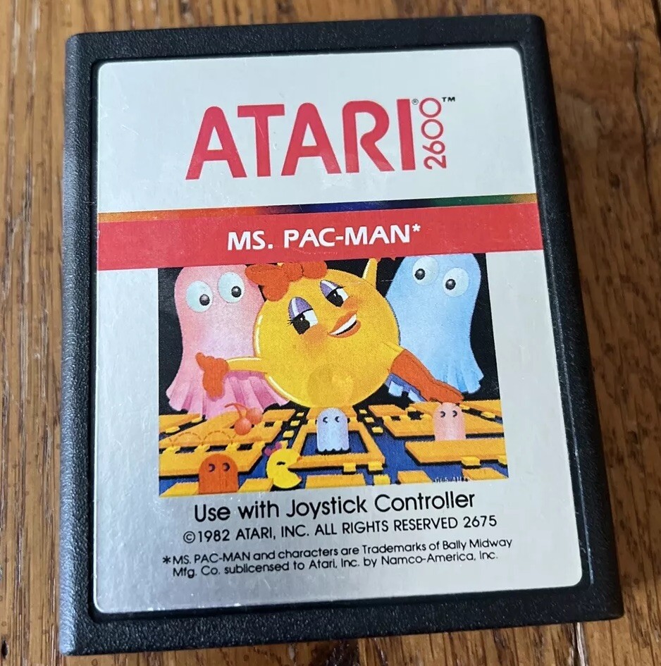 その他 ATARI 2600 MS. PAC-MAN Atari 2600 Ms. PAC-MAN Game With Manual | eBay