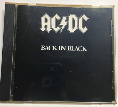 AC/DC - Back in Black (CD,1980,ATCO Records) 92418-2, EARLY WEA PRESSING!!
