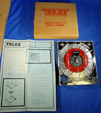 NEW! RARE Vintage Empty Audio Telex M-6 Cartridge in box w/ instructions!
