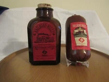 Vintage Railroad Mills Snuff Bottle and Snuff Tube