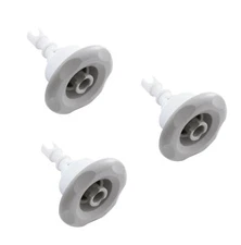 Hot Tub Basics | Spa Jet Inserts 3" Face Gray Nozzle Mini Storm 212-7929 3-PK