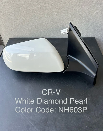 NEW PEARL WHITE mirror fits 15-16 Honda CR-V EX-L Passenger RT Heat and Camera