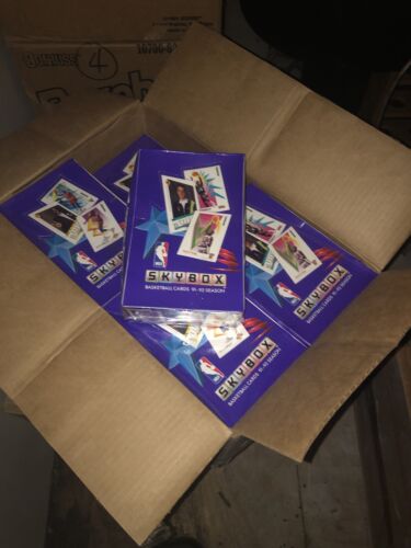 LOT OF 5 1991-92 SKYBOX Basketball Series 1 Factory Sealed Boxes Case Fresh NOS