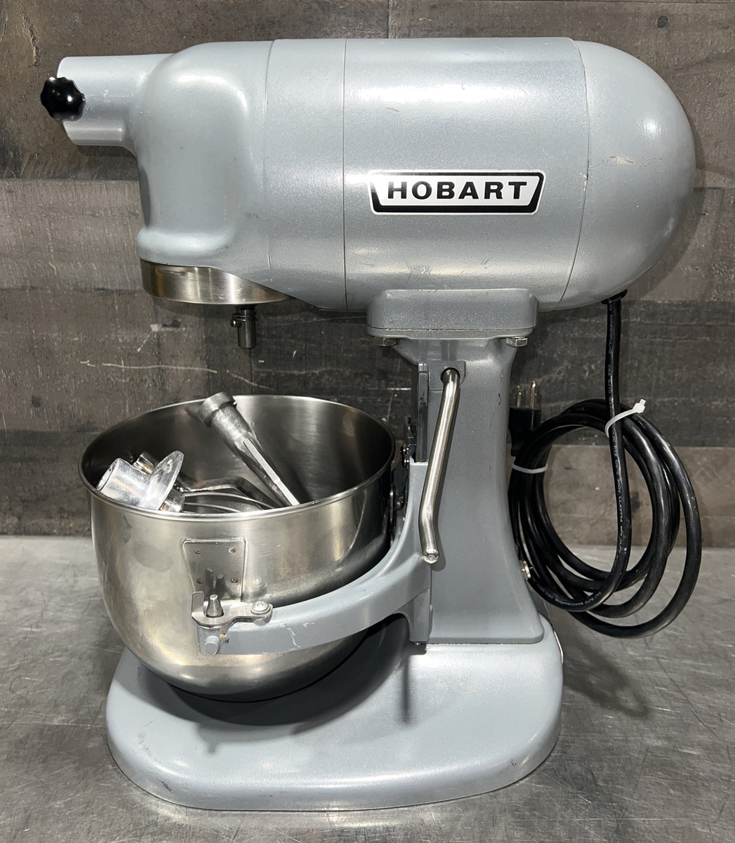 Hobart N50 5 Qt Countertop Mixer w/ Bowl,Whisk,Dough Hook,Paddle