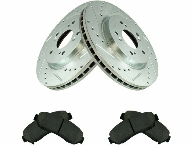 Front Brake Pad and Rotor Kit For 2012-2015 Honda CRV AWD 2013 2014