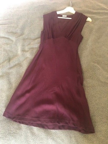L'Agence 100% Pour Amour Dark Purple Sheath Dress, Size Small - Picture 3 of 11