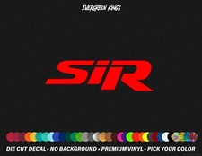 Civic Sir Sir Ii Jdm Rear Hatch Trunk Decal For Civic Ek Eg Ef Si Dohc Vtec B16