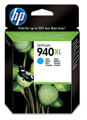 Original HP 940XL High Capacity Cyan Original Tintenstrahl Druckerpatrone, C4907AE