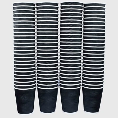 VABE UK Disposable Coffee Cups, 100 X 12oz Coffee Cup, for Office, Cafe and Takeaway Use