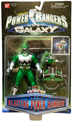 【希少】POWER RANGERS Lost GALAXY 2点 Mighty Morphin Lost Galaxy Green Blasting Power Ranger 1999 Action