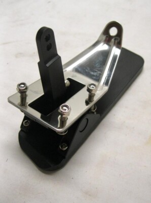 Street Rod Eliminator Floor Mount Gas Pedal - 36" Black Throttle Cable Pedal Assembly