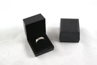 Jewellery Shop Supplies 100 Black Plastic Ring Boxes - Jewellers Ring Boxes