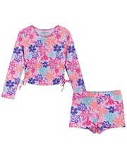 Andy  Evan Tropical Floral Rashguard Set