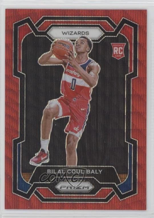 2023-24 Panini Prizm Ruby Wave Prizm Bilal Coulibaly #153 nr0