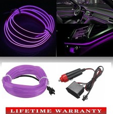 Led Car Interior Decorative Atmosphere Purple Wire Strip Light Lamp Accessories Led Car Interior Decorative Atmosphere Purple Wire Strip Light Lamp Accessories