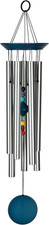Large 24" Woodstock Chakra Wind Chime for Outdoor Relaxation  Decor