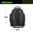 AWP Extreme Tool Backpack | Rugged Polyester Jobsite Backpack with Waterproof...