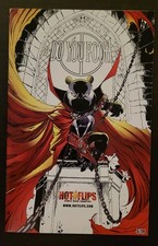Do You Pooh 1 Spawn 300 Campbell Homage BW Hot Flips Sketch Marat Mcfarlane comic cover