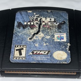 WWF No Mercy (Nintendo 64 N64) Black Cartridge Authentic Tested Works Wrestling