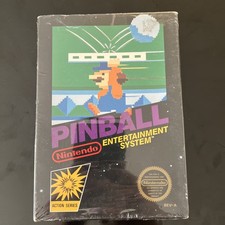 NES Pinball CIB w/ Manual + Black Box, Tested Working, Resealed. 