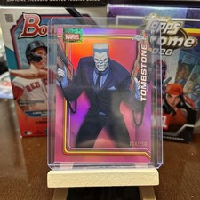 2026 Topps Chrome Marvel Tombstone Pink Refractor /250 Spider-Man Villain #180
