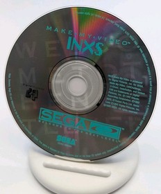 INXS: Make My Video (Sega CD, 1993) Game Disc And Manual - Tested & Working