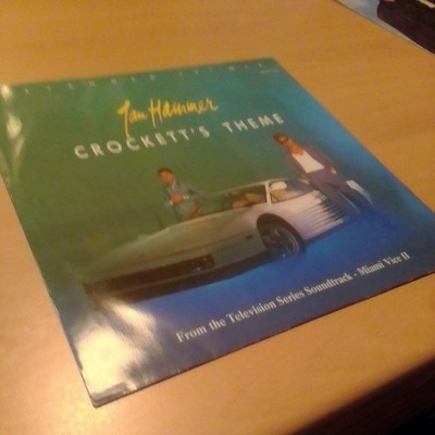 Jan Hammer  - Crockett's Theme - UK 1986 MCAT 1193 Vinyl 12'' Single VG+/VG+