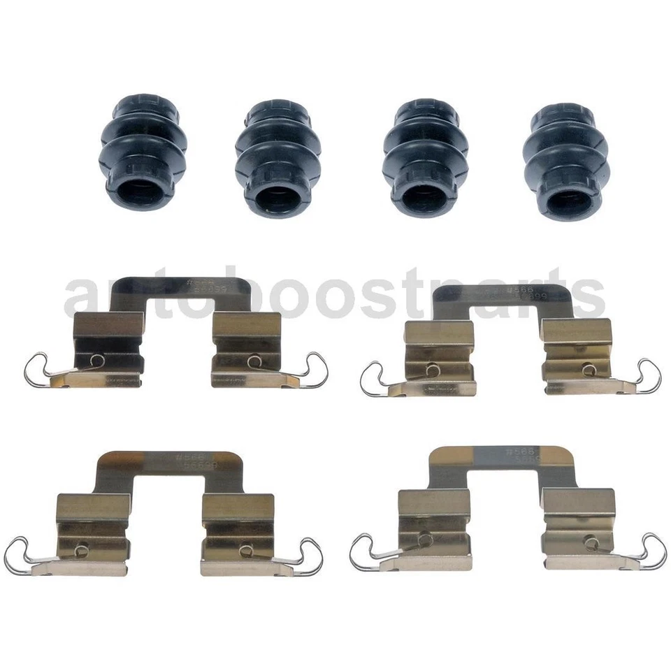 Kit de herrajes de freno de disco delantero trasero para Audi A4 2010-2013 Foto 2 de 4