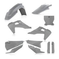 Acerbis Plastiksatz Passend FüR Husqvarna Tc/Fc 19 Grau Plastik-Set Plastikkit