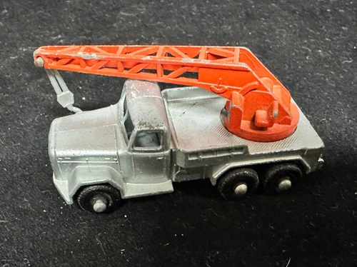 Vintage Matchbox Crane Truck Magirus Deutz No 30 Lesney Made In England 1/64