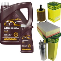 Mann Inspektionspaket 6L Mannol Diesel TDI 5W-30 FüR VW Transporter V Bus 1.9