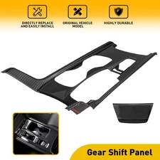 Carbon Fiber Inside Panel Gear Shift Frame Pair Cover Fit Honda Accord 2018-2022