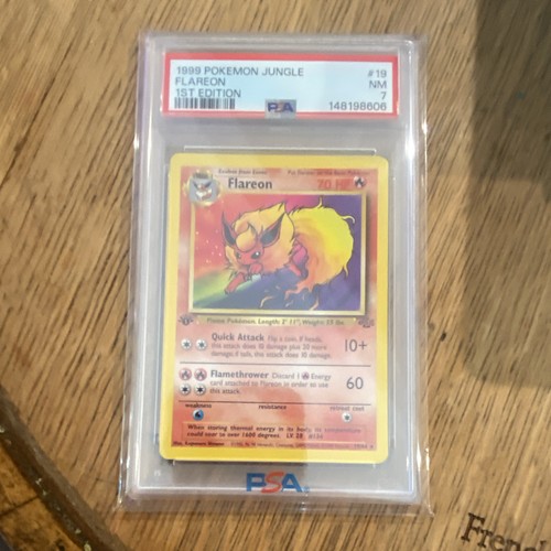 Flareon (1st Edition) graded PSA 7 for sale on eBay