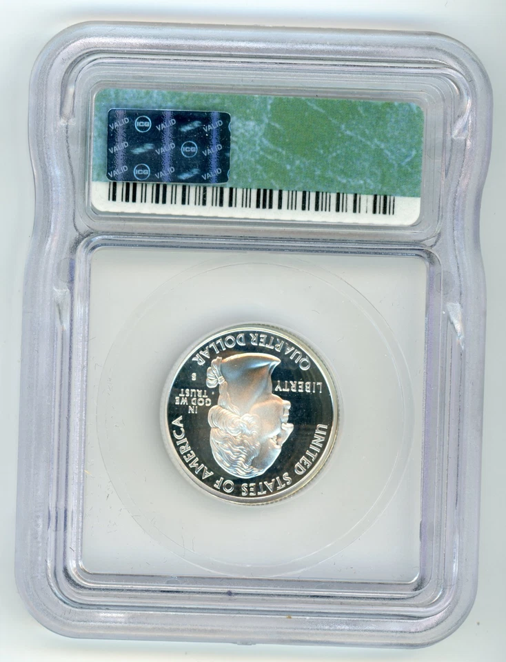 Texas 2004 S Silver Quarter ICG PR70 DCAM - Image 2 of 2