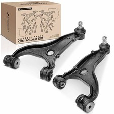 A-Premium 2 x Rear Upper Control Arm, with Ball Joint Bushing, Compatible with