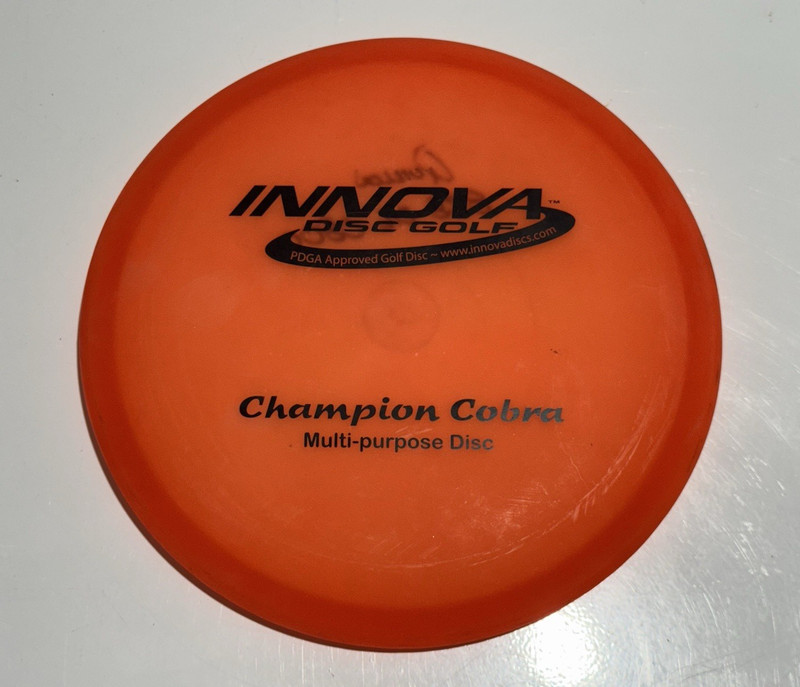 Innova Champion Cobra Multi-purpose Disc, early champion CE style plastic