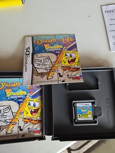 Drawn to Life SpongeBob SquarePants Edition con custodia (Nintendo DS, 2008) testato - Foto 5 di 6