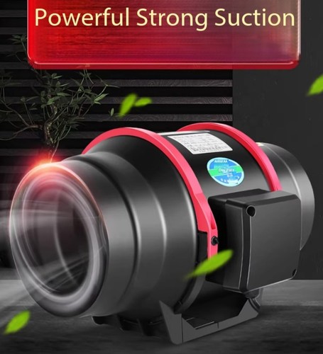 Circular Duct Fan Hotel-Grade Powerful Bathroom Exhaust Fan for Residential Use - Foto 3 di 23