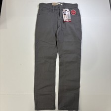 Levis 511 Jeans Youth Boys Size 10 25X26 GreyDenim Stretch Flex Slim Fit NWT
