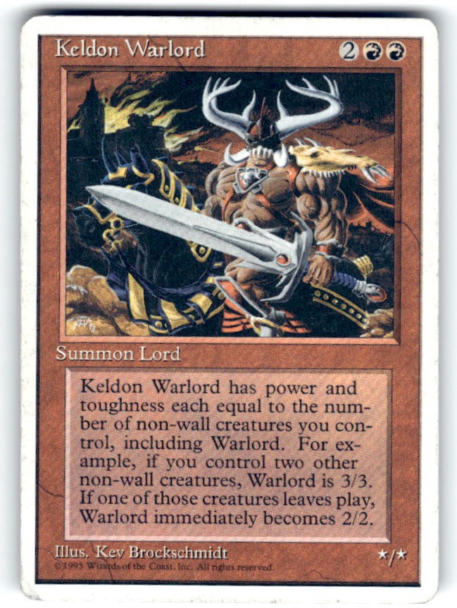 Fourth Edition Keldon Warlord