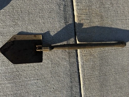 Vtg Ww2 Military U.S. M1943 Folding Shovel Dated 1943 BLN