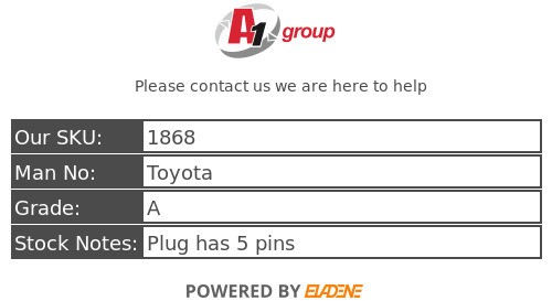 TOYOTA YARIS MK3 2011-2014 3 DOOR REAR TAIL LIGHT N/S P/S LEFT SIDE E115601 - Picture 5 of 10